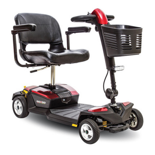 Scooter eléctrico Go-Go LX de 4 ruedas con suspensión