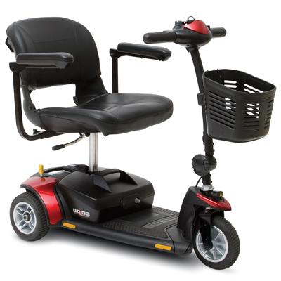 Scooter eléctrico desmontable Go-Go Elite Traveller de 3 ruedas